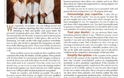 Self-Advocacy and the Savvy Patient